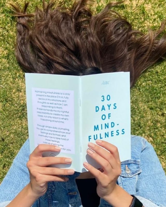 30 Days of Mindfulness guided journal